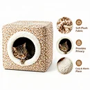 cat bed manufacturer China, cat cave bed manufacturer, leopard print cat bed manufacturer